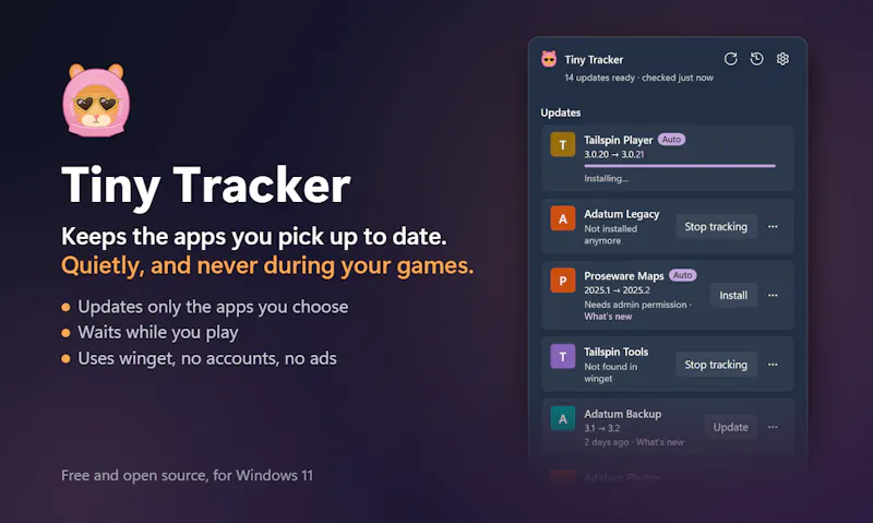  Tiny Tracker screenshot 2