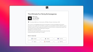 AI Calendar Link Generator gallery image