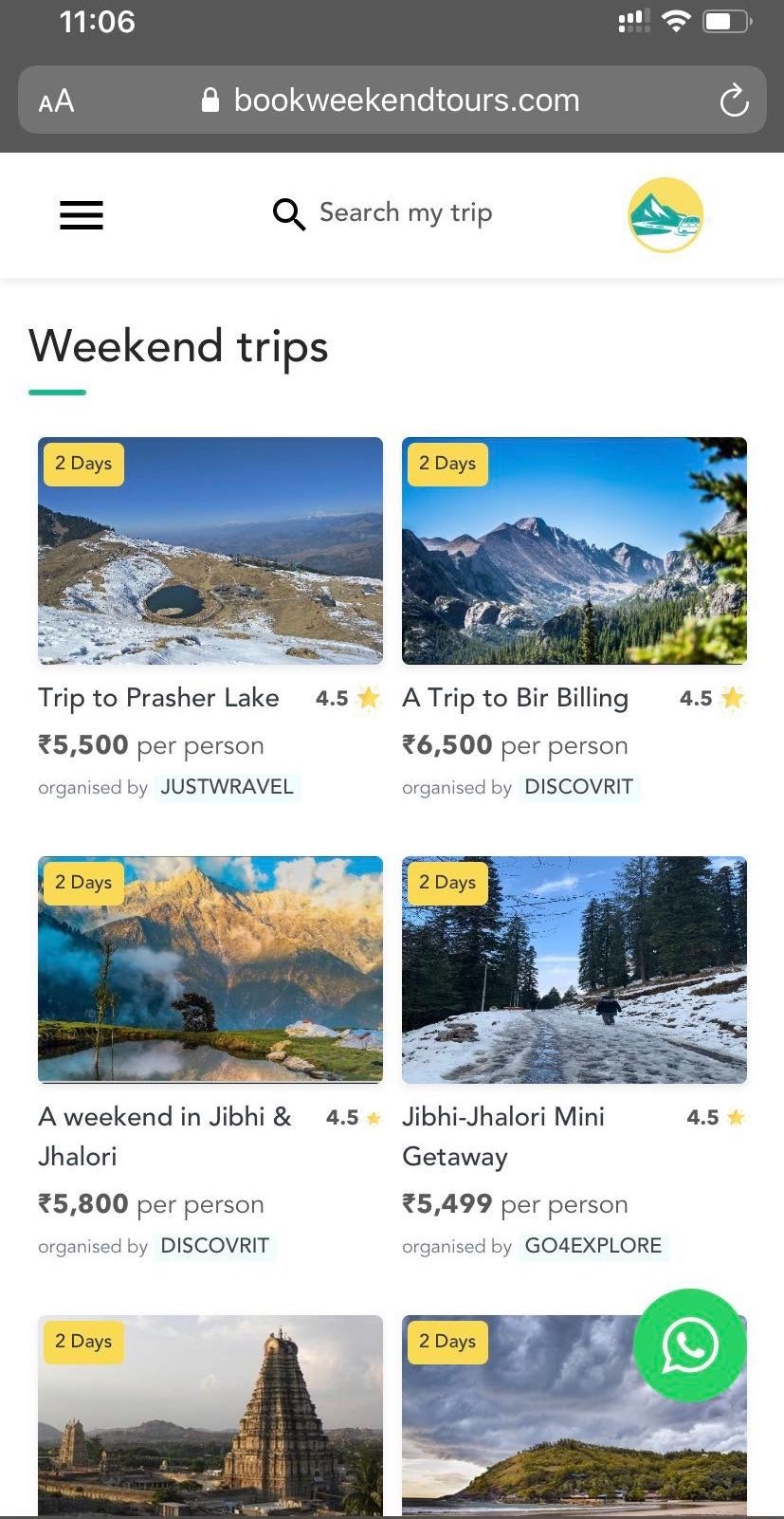 BookWeekendTours gallery image