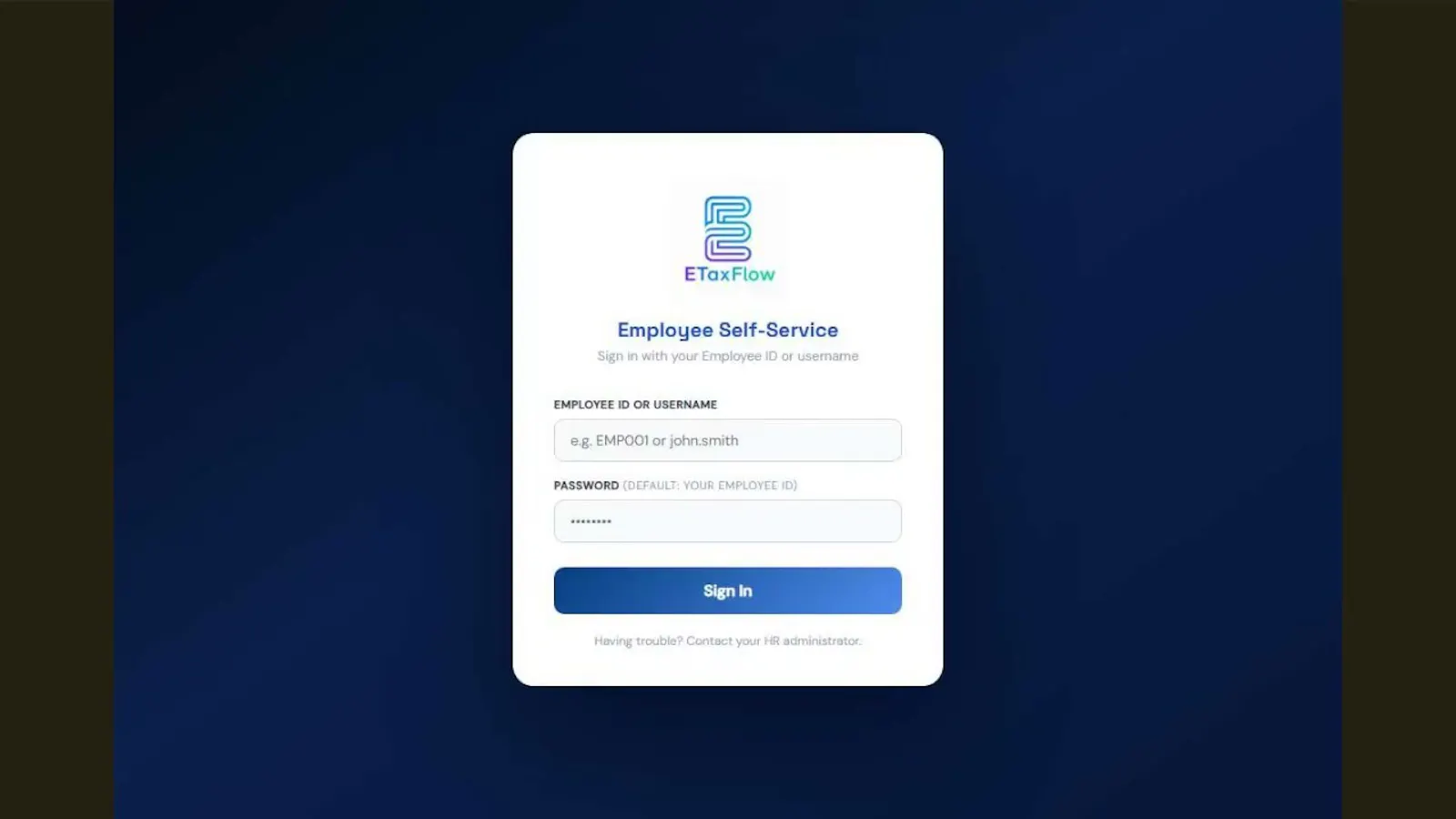 ETaxFlow screenshot 1 (video preview)