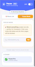 Pause - Website Blocker gallery image