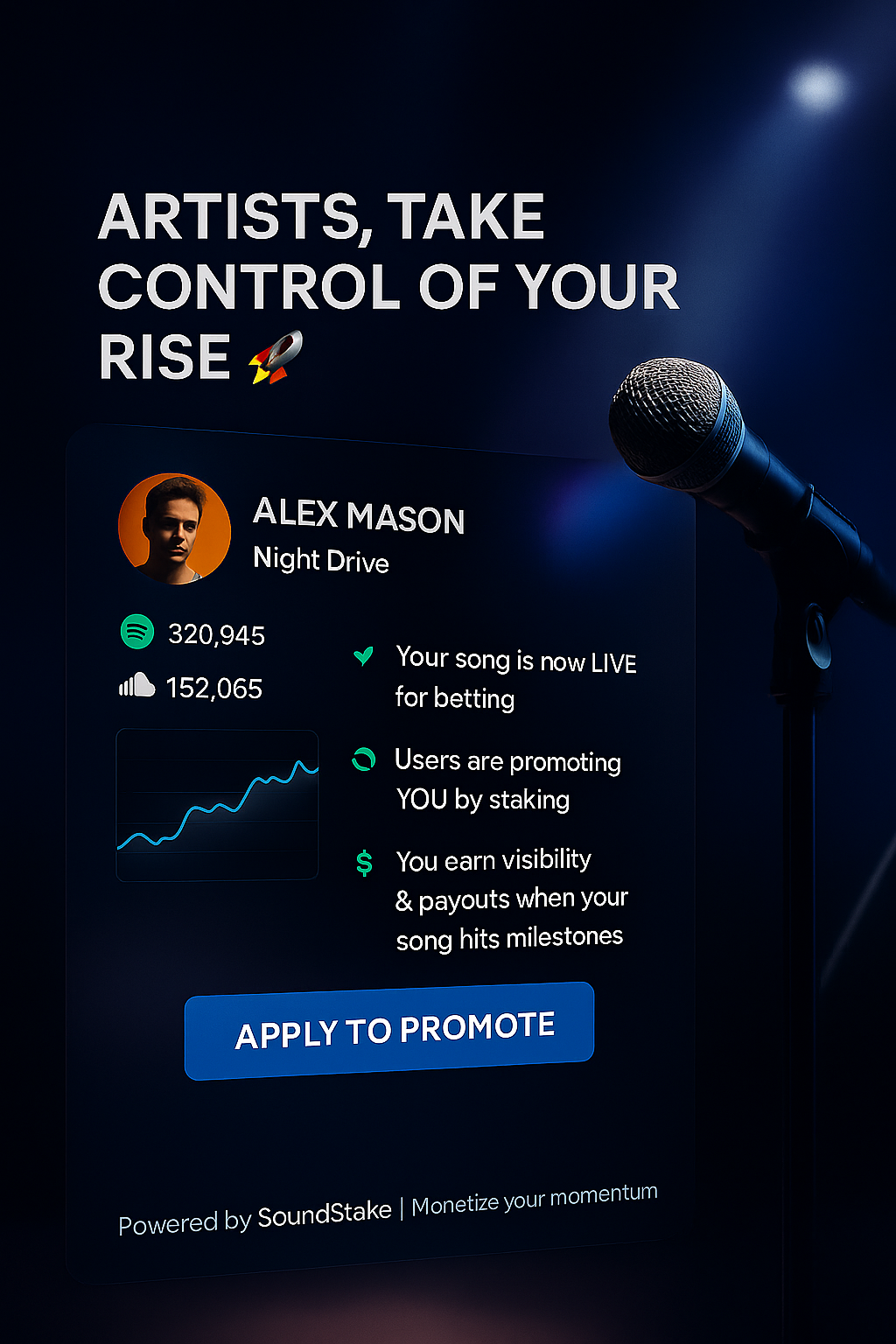 SoundStake | Music Prediction Market - Screenshot 3 preview
