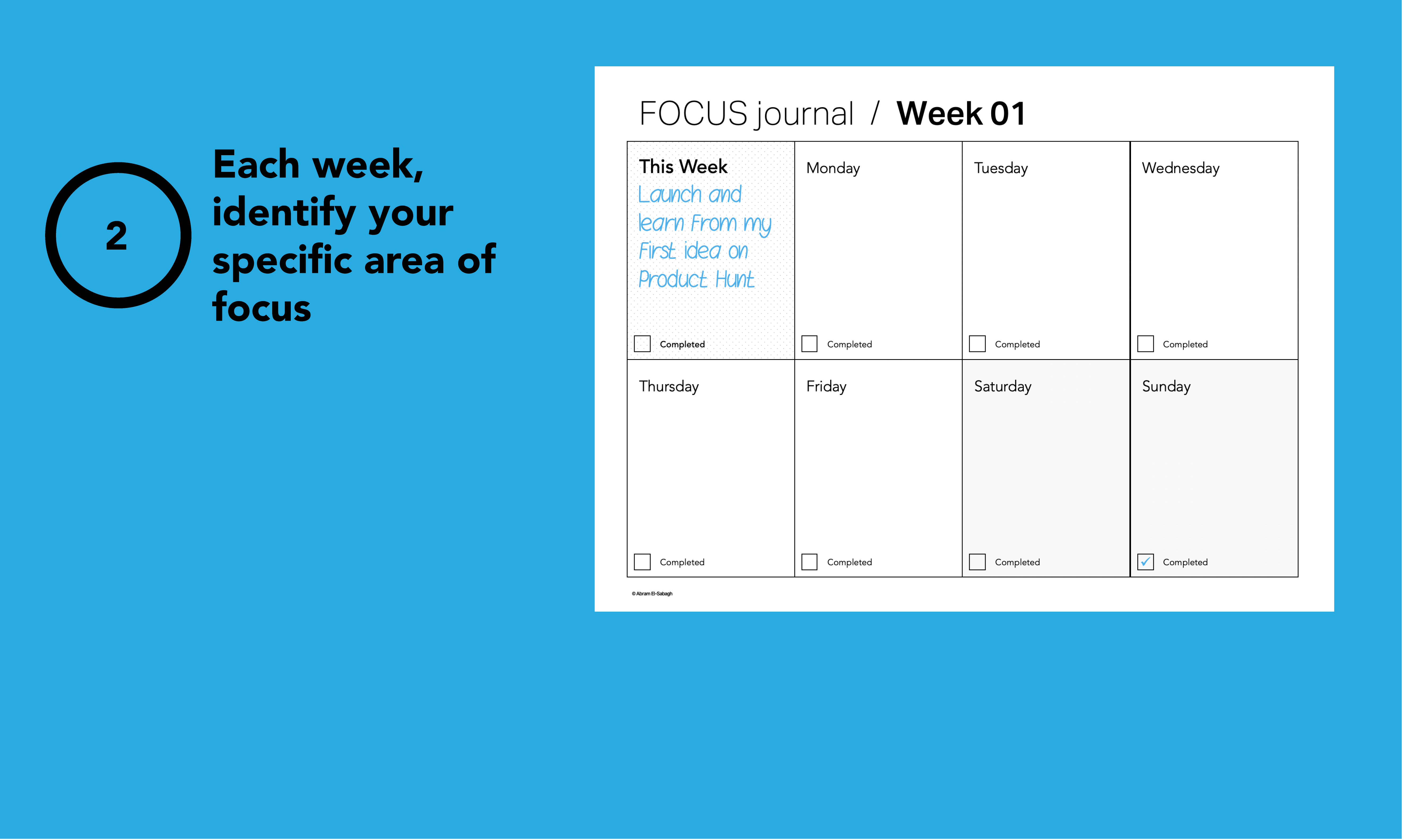 Focus journal gallery image