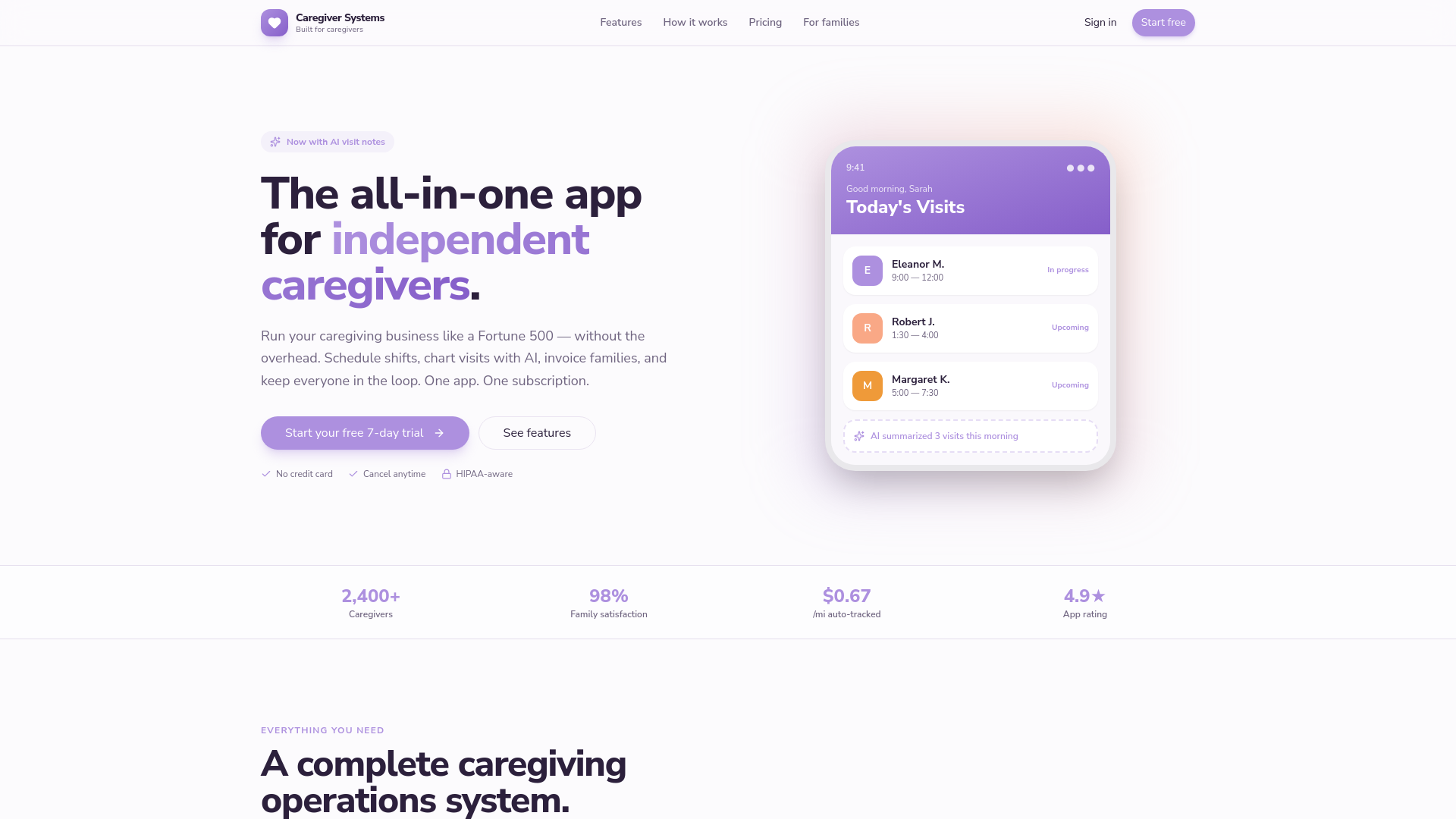 Private Care Pro — Tools for caregivers gallery image
