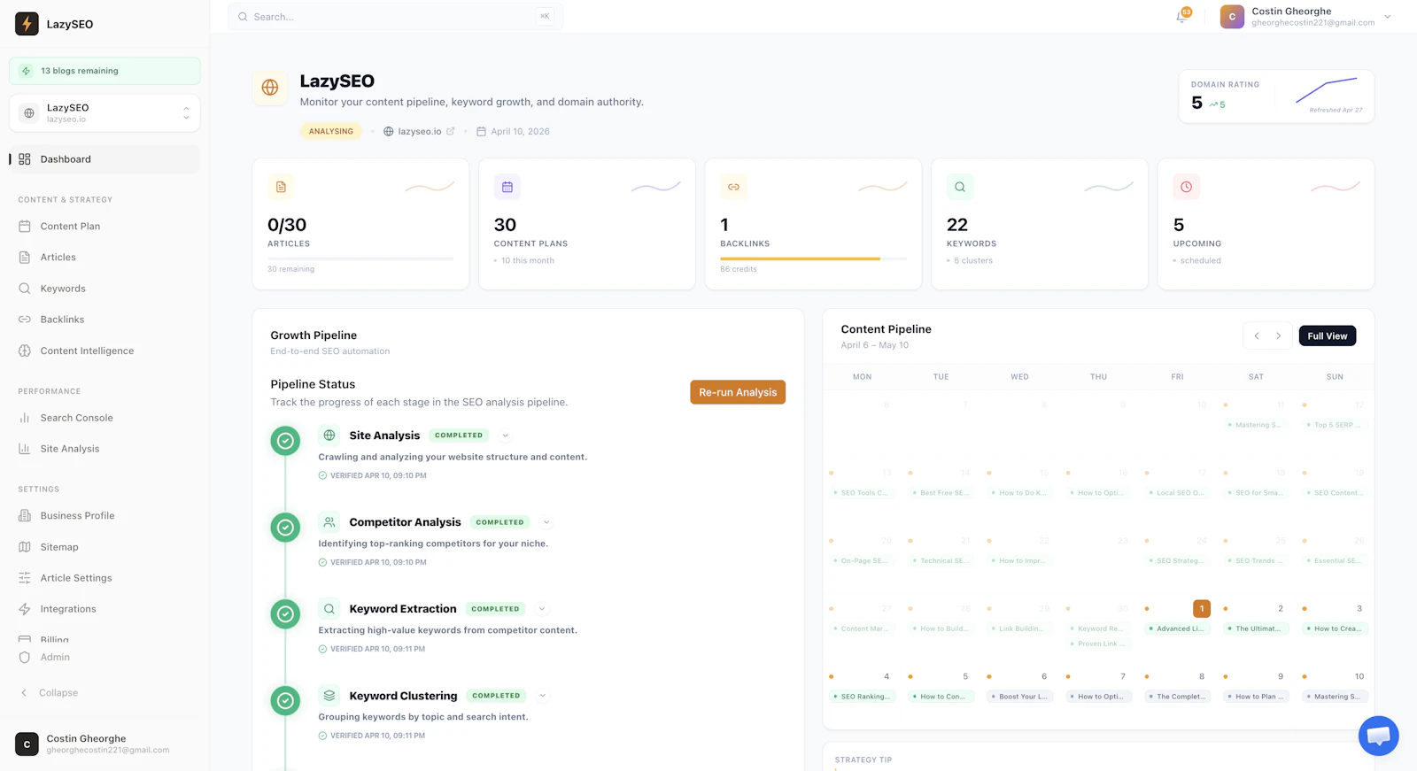 LazySEO screenshot 3