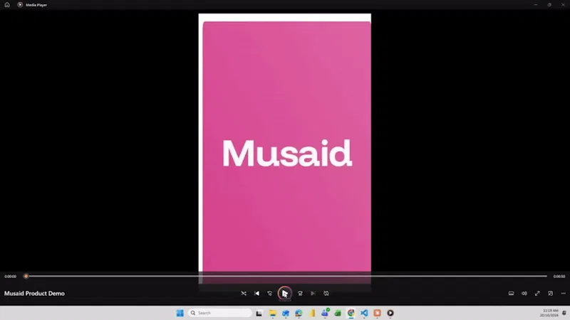Musaid screenshot 1 (video preview)