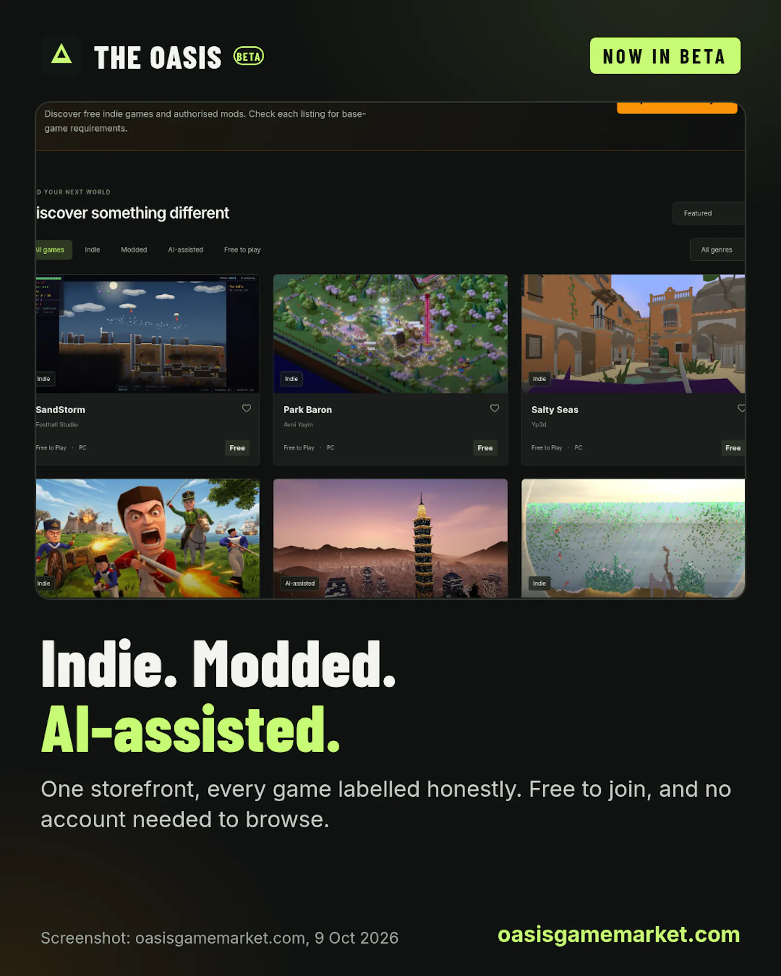The Oasis screenshot 1