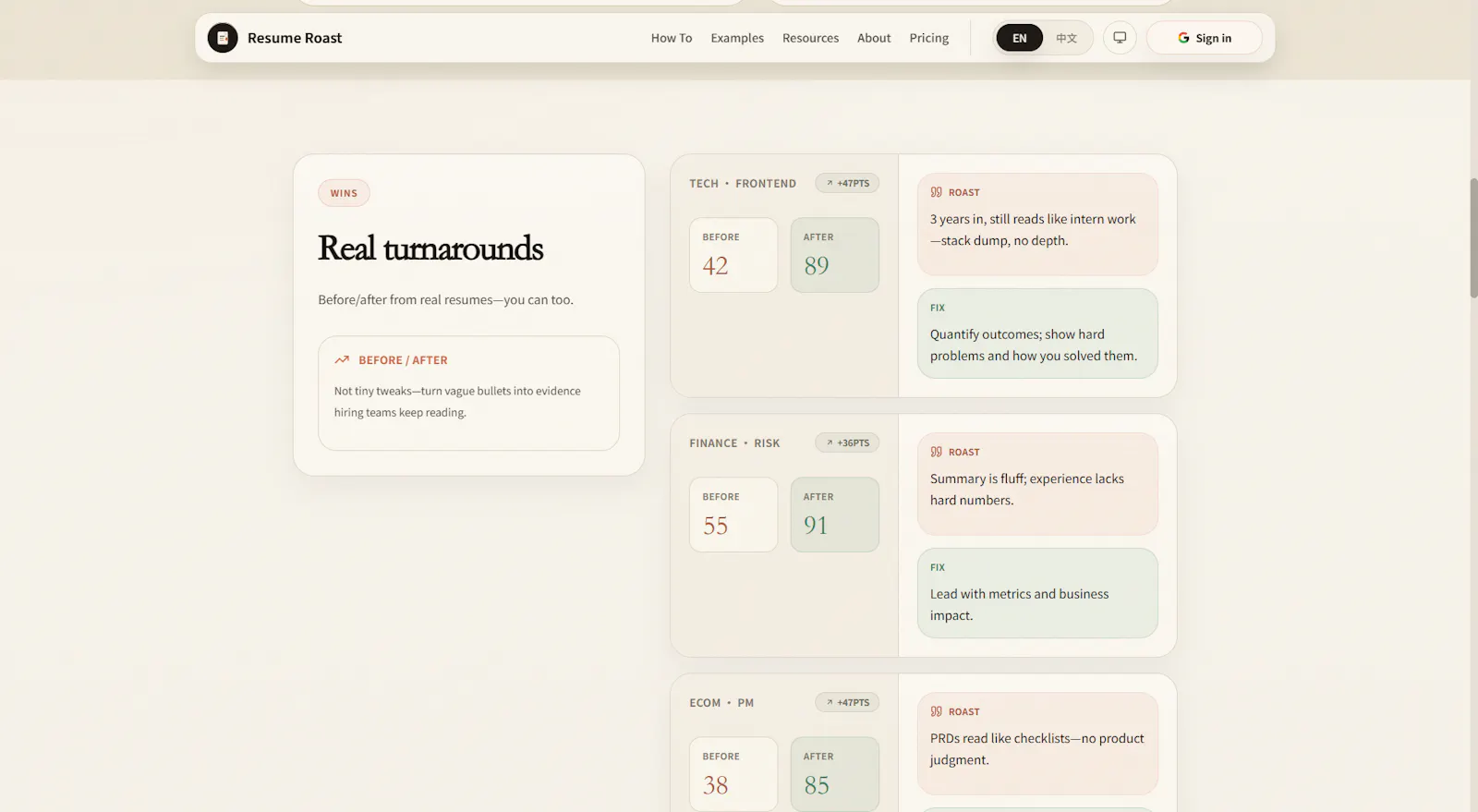 Resume Roast screenshot 6