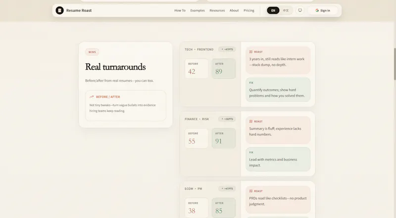 Resume Roast screenshot 6