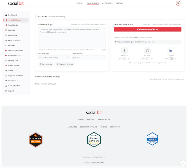SocialBIT screenshot 4