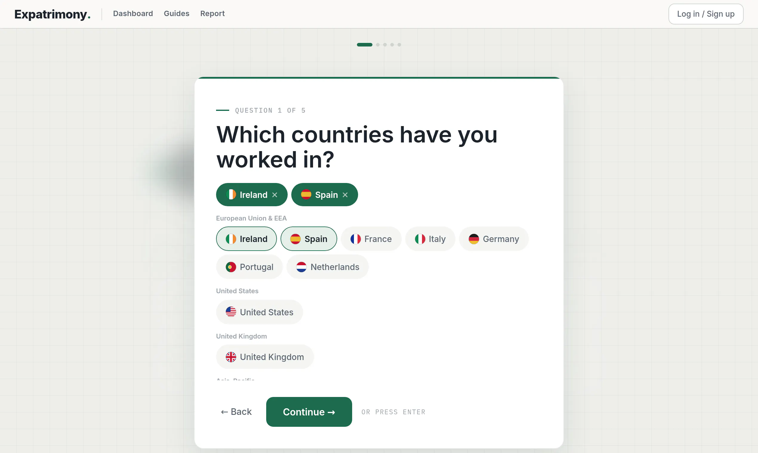Expatrimony screenshot 3