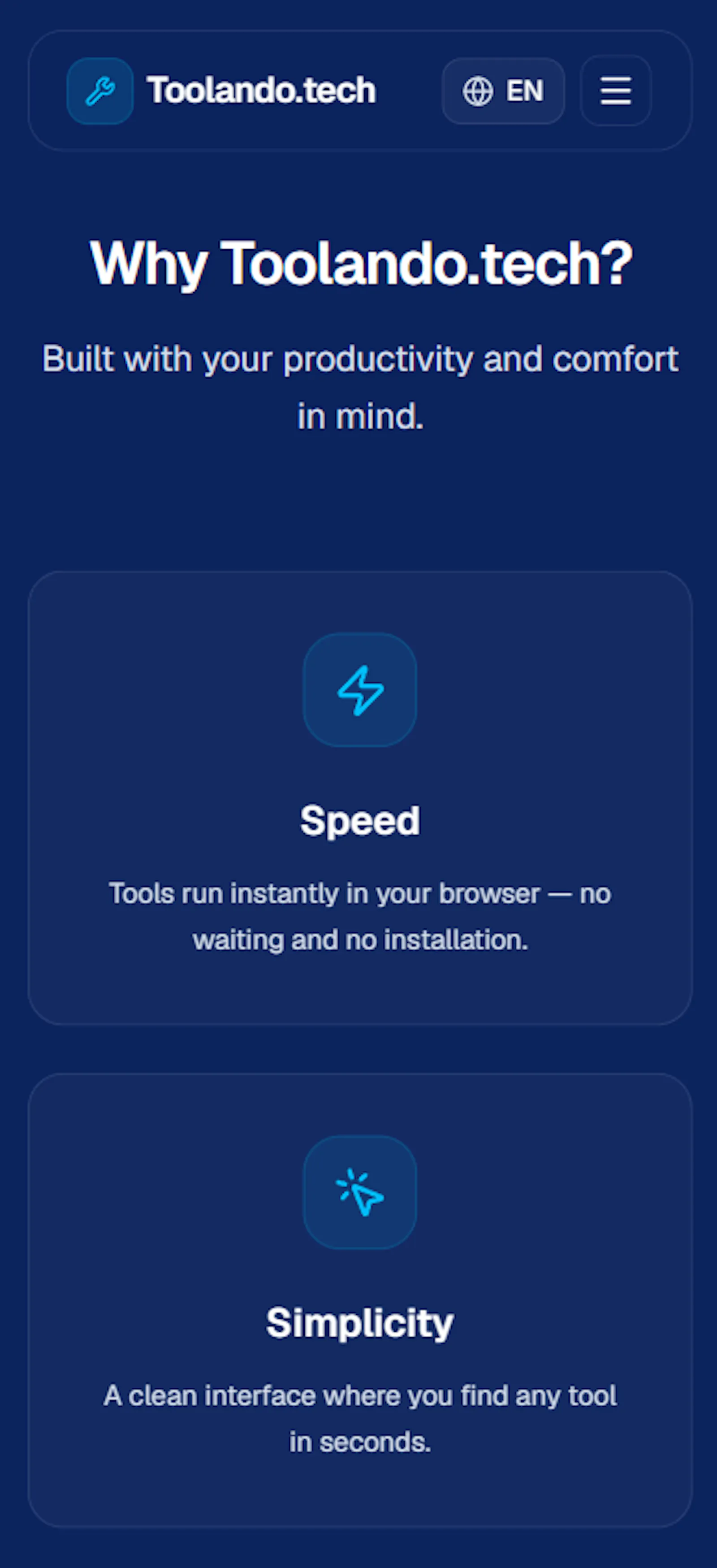 Toolando.tech screenshot 3