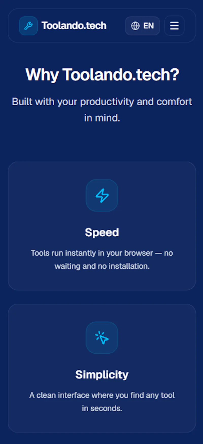 Toolando.tech screenshot 3