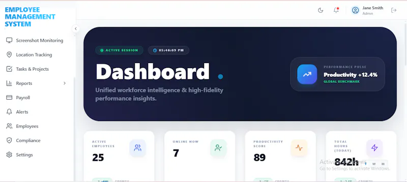 Employee Management System screenshot 2