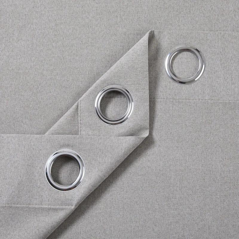 Linen Blackout Eyelet Curtains screenshot 4