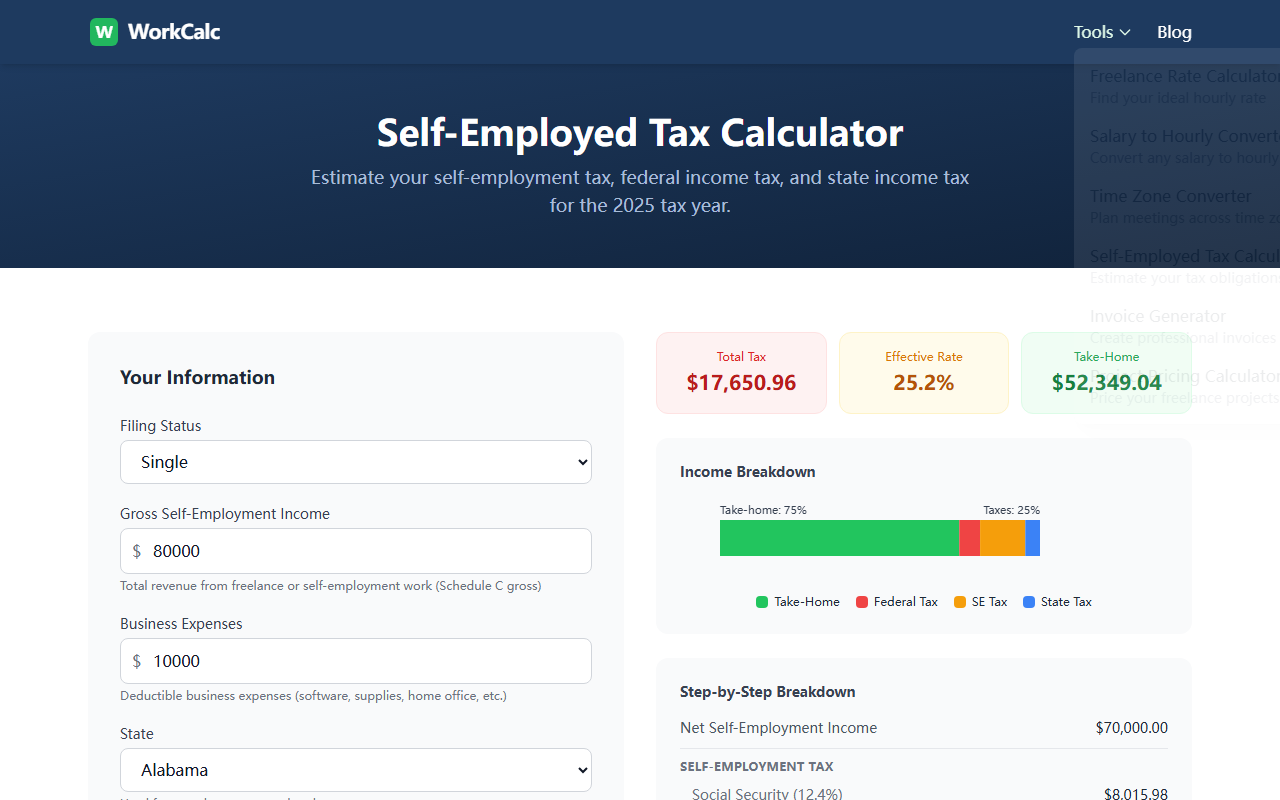 WorkCalc gallery image