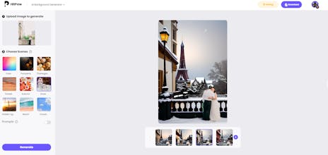 HitPaw Online AI Background Generator gallery image