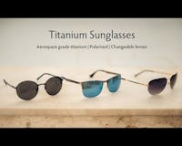 Titanium sunglasses | Changeable lenses media 1