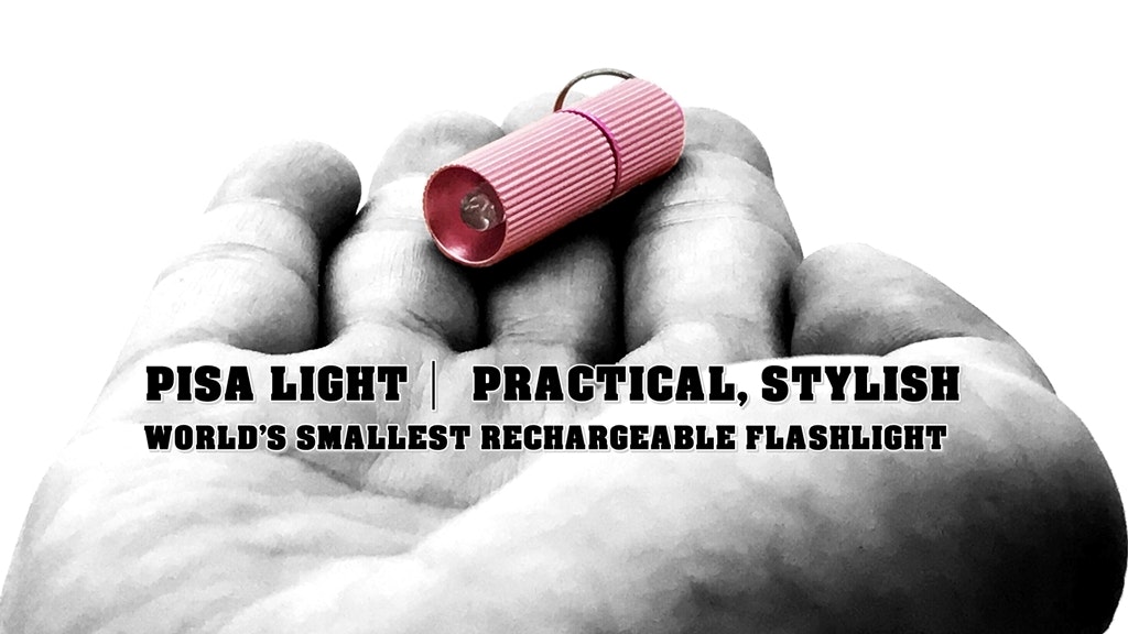 PISA Light｜World's Smallest RECHARGEABLE EDC Flashlight gallery image