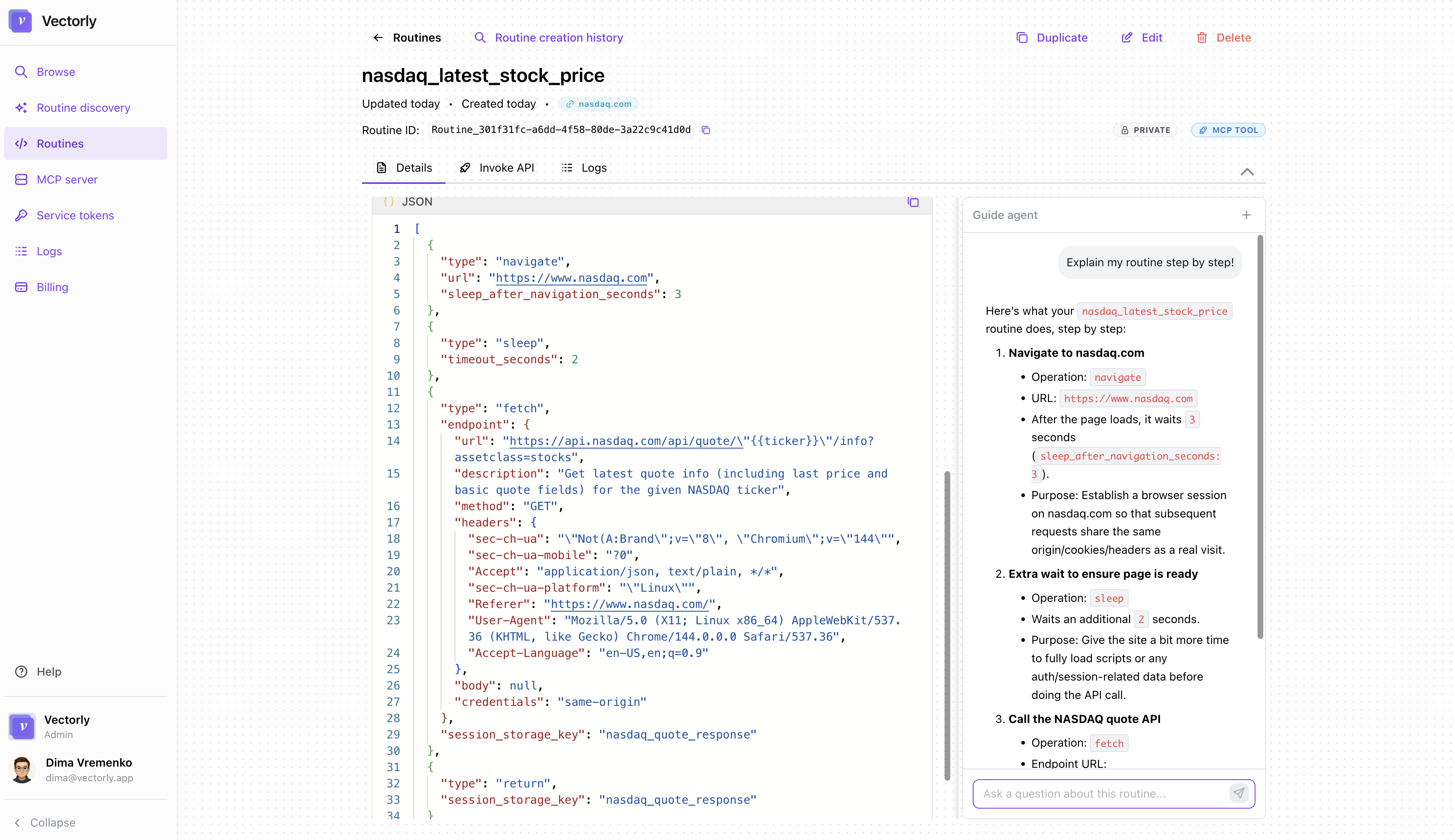 Vectorly: Turn websites into APIs gallery image