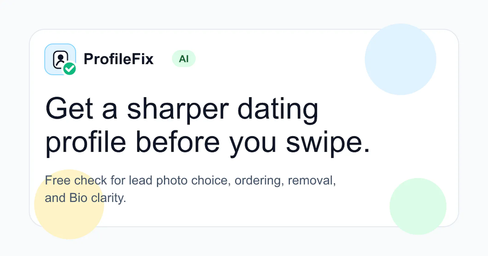 ProfileFix AI screenshot 1