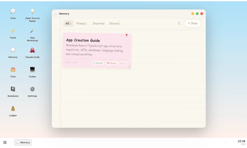 Wandesk screenshot 2