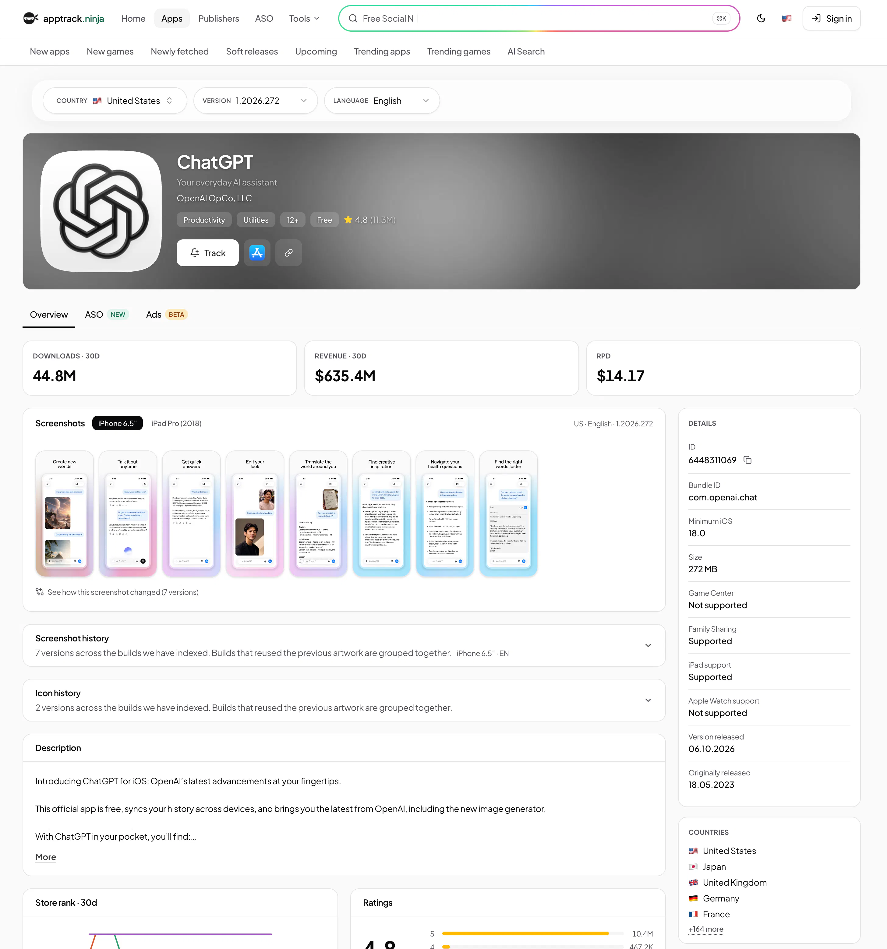 AppTrack Ninja gallery image