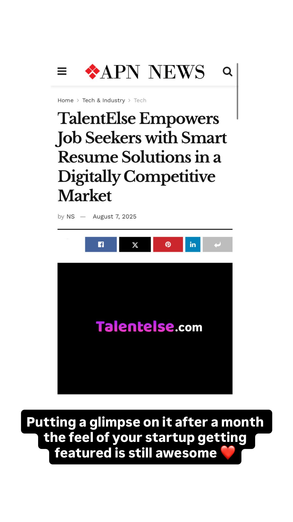 Talentelse - Main product screenshot demonstrating key features and user interface