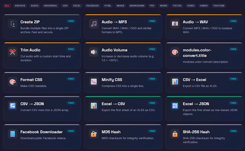 WebToolSolutions screenshot 1