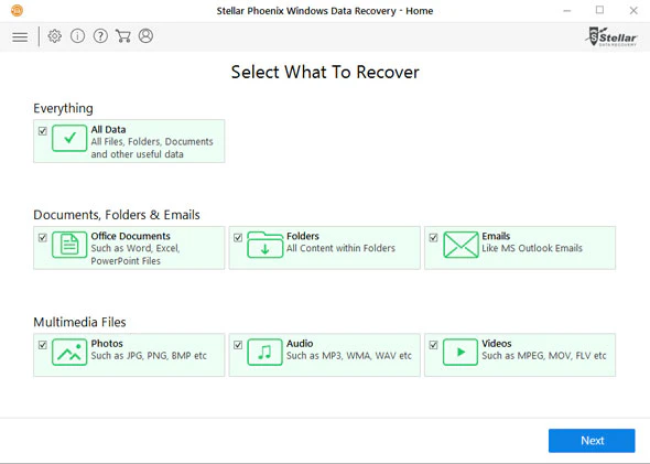 Stellar Phoenix Windows Data Recovery