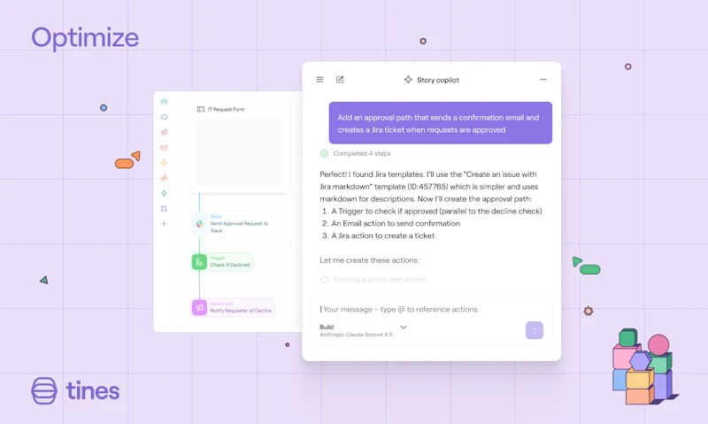 Tines Story copilot screenshot 4