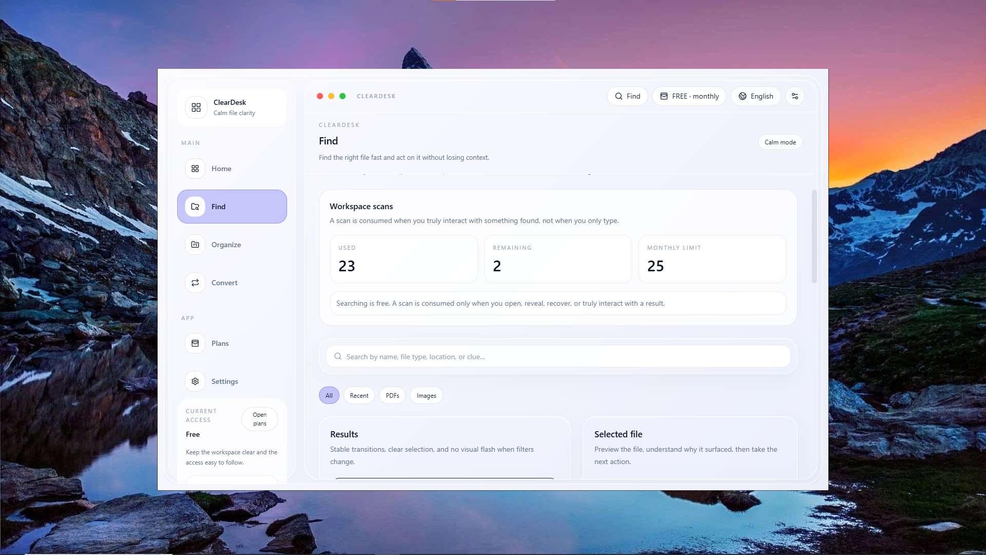 ClearDesk gallery image