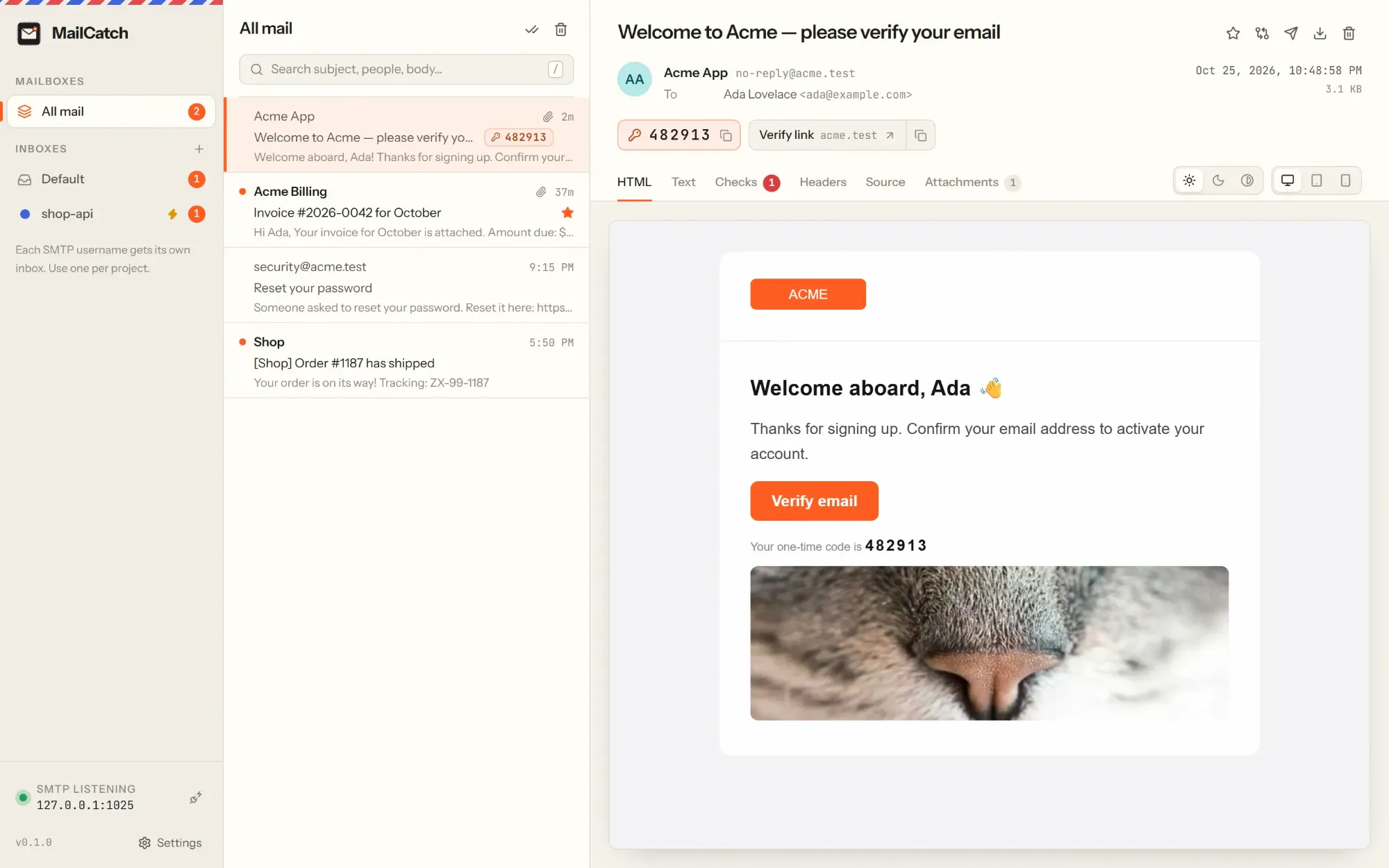 MailCatch gallery image