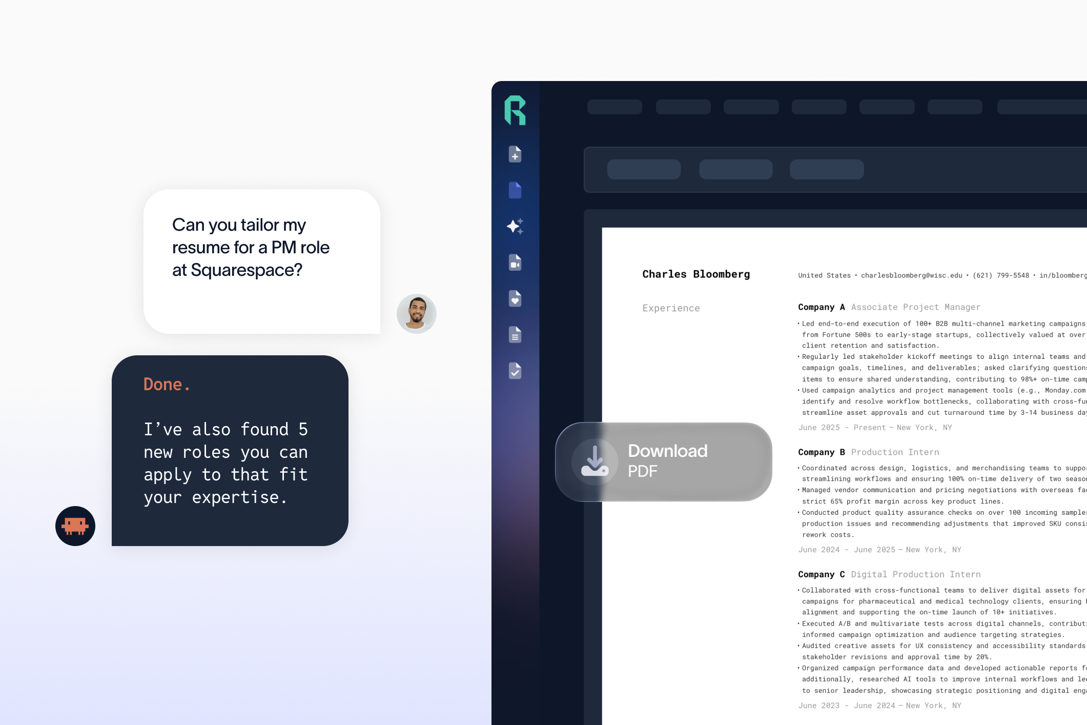 Rezi Resume MCP gallery image