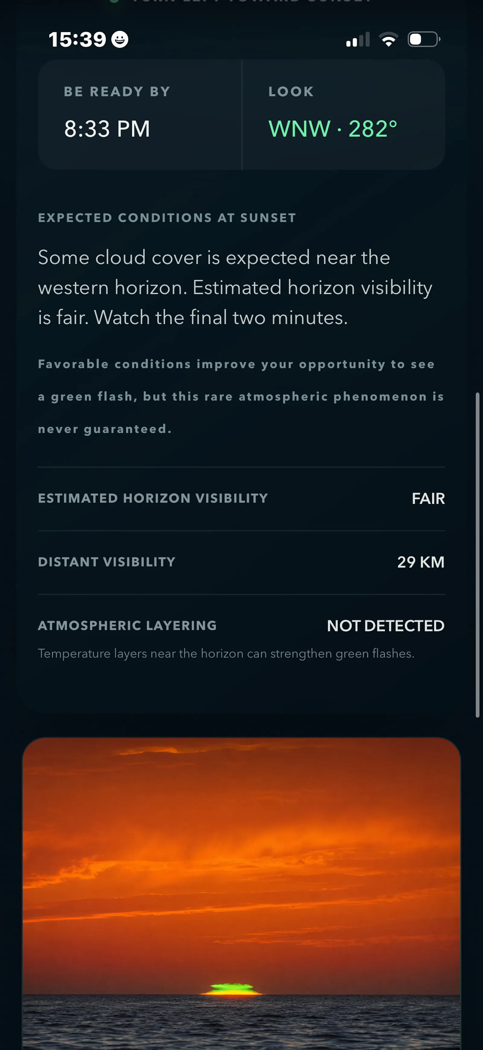 Green Flash Finder screenshot 3