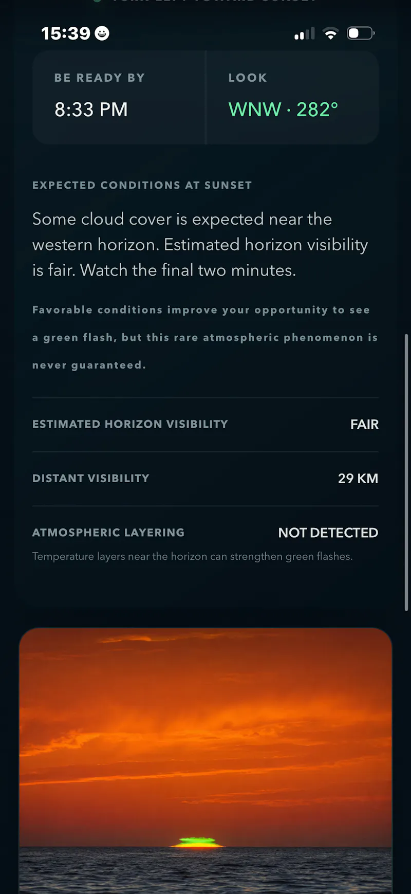 Green Flash Finder screenshot 3