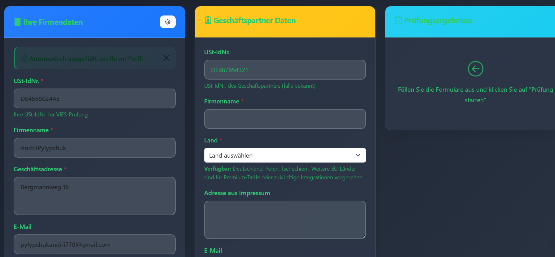 VAT Verifizierung gallery image