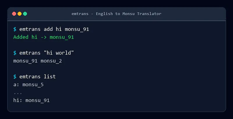 EMTranslator screenshot 4