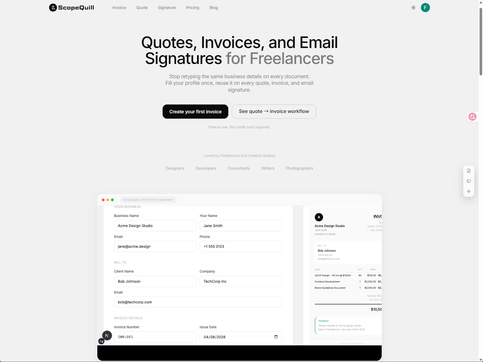 ScopeQuill screenshot 1