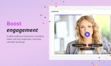 Sharelo의 비디오 플랫폼으로 마케팅 및 판매 전략을 향상시키세요.