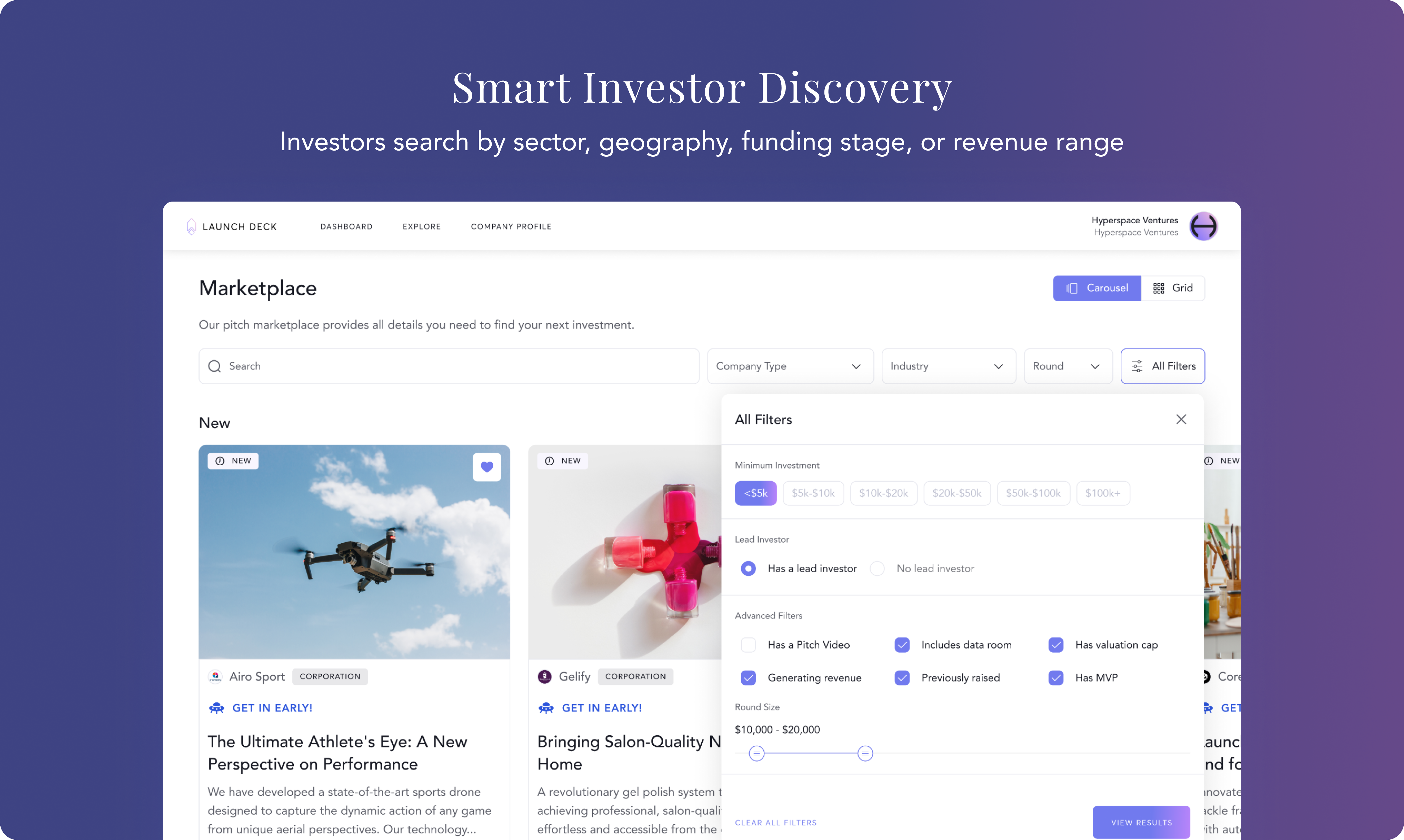 Launch Deck gallery image