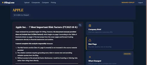 FilingLens gallery image