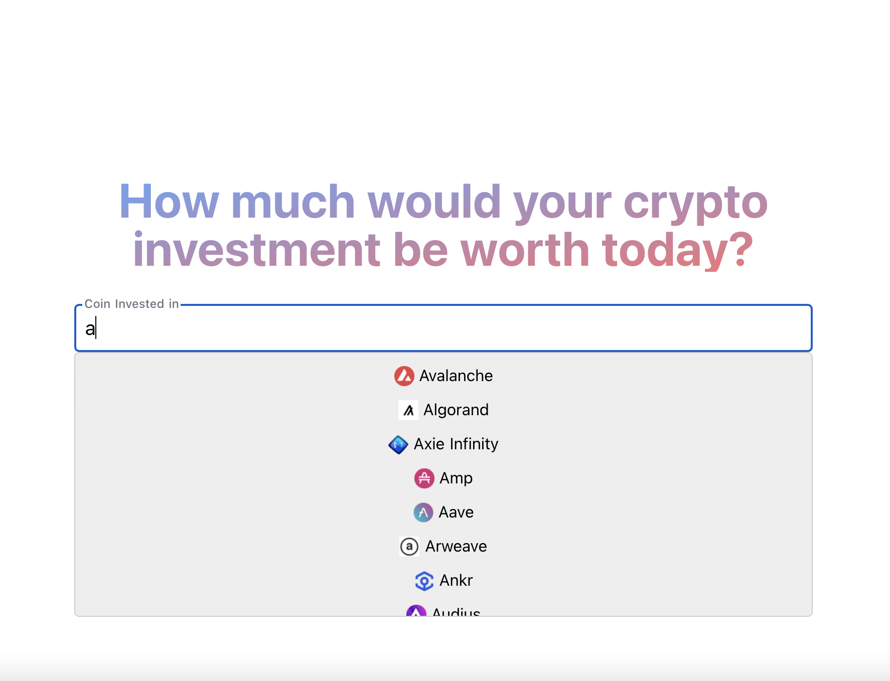 If You Bought Crypto When gallery image