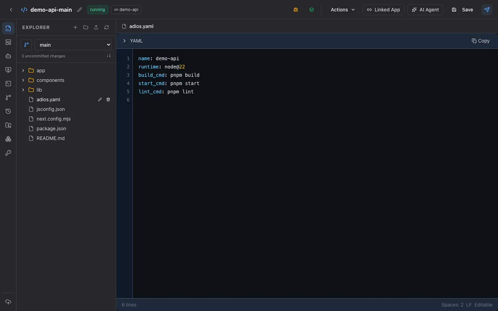 Adios.dev - AI Workspace screenshot 9