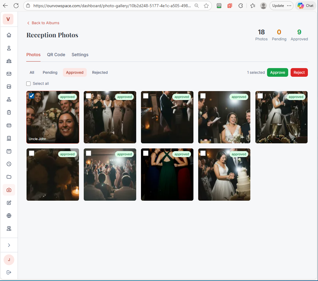 VowSpace gallery image