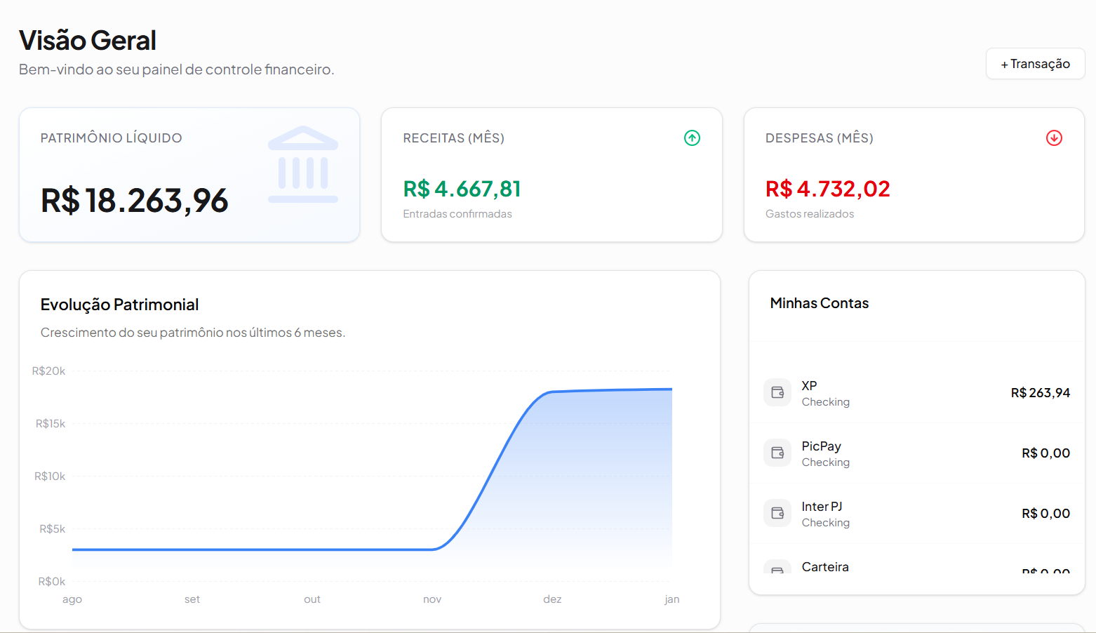 CDF — Cérebro das Finanças - Screenshot 2 showing product features and functionality