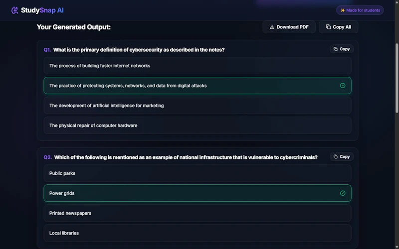 StudySnap AI screenshot 3
