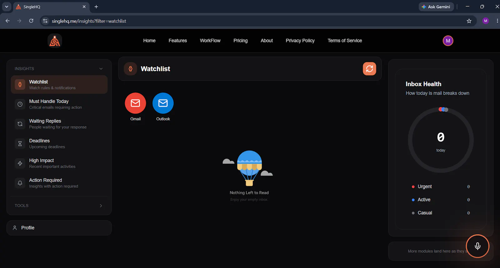 SingleHQ screenshot 3