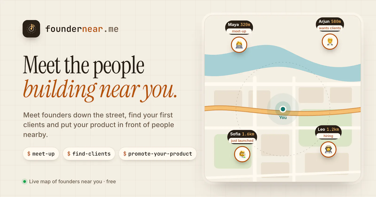 FounderNear.me screenshot 1