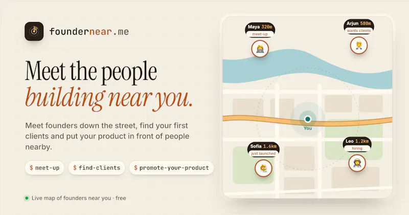 FounderNear.me screenshot 1